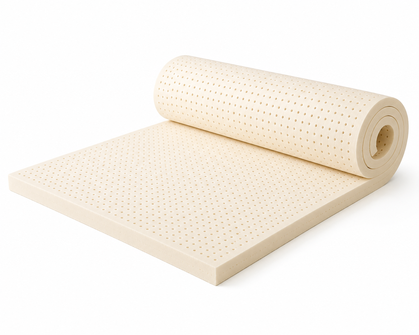 The Organic Topper : GOLS + GOTS Certified Dunlop Latex Cotton Mattress Topper