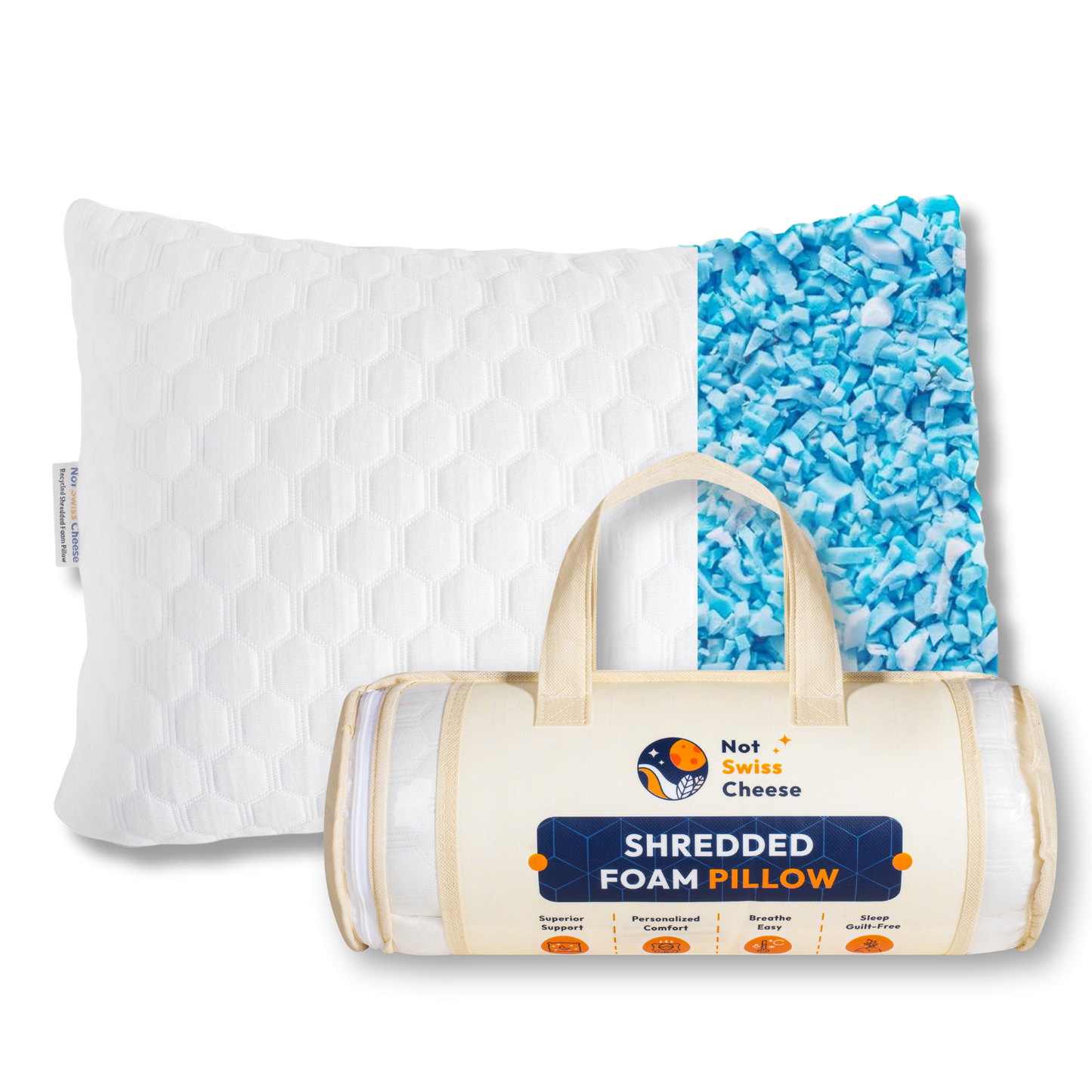 *BOGOF* Best Pillow for Kids 25% OFF Adjustable Memory Foam Pillow