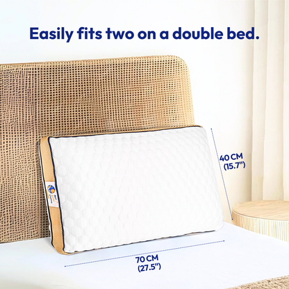 Talalay Medium Soft Latex Pillow - Best Pillow for Neck Pain