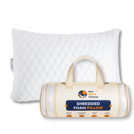 Adjustable Memory Foam Pillow for Pain Relief Not Swiss Cheese