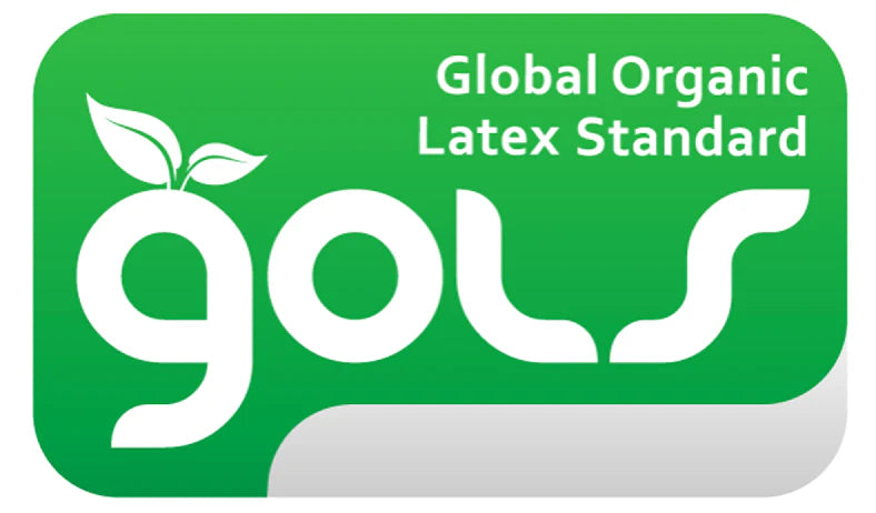 Global Organic Latex Standard logo with green background